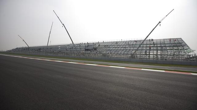 Les grues règnent en maîtresses sur le circuit sud-coréen.