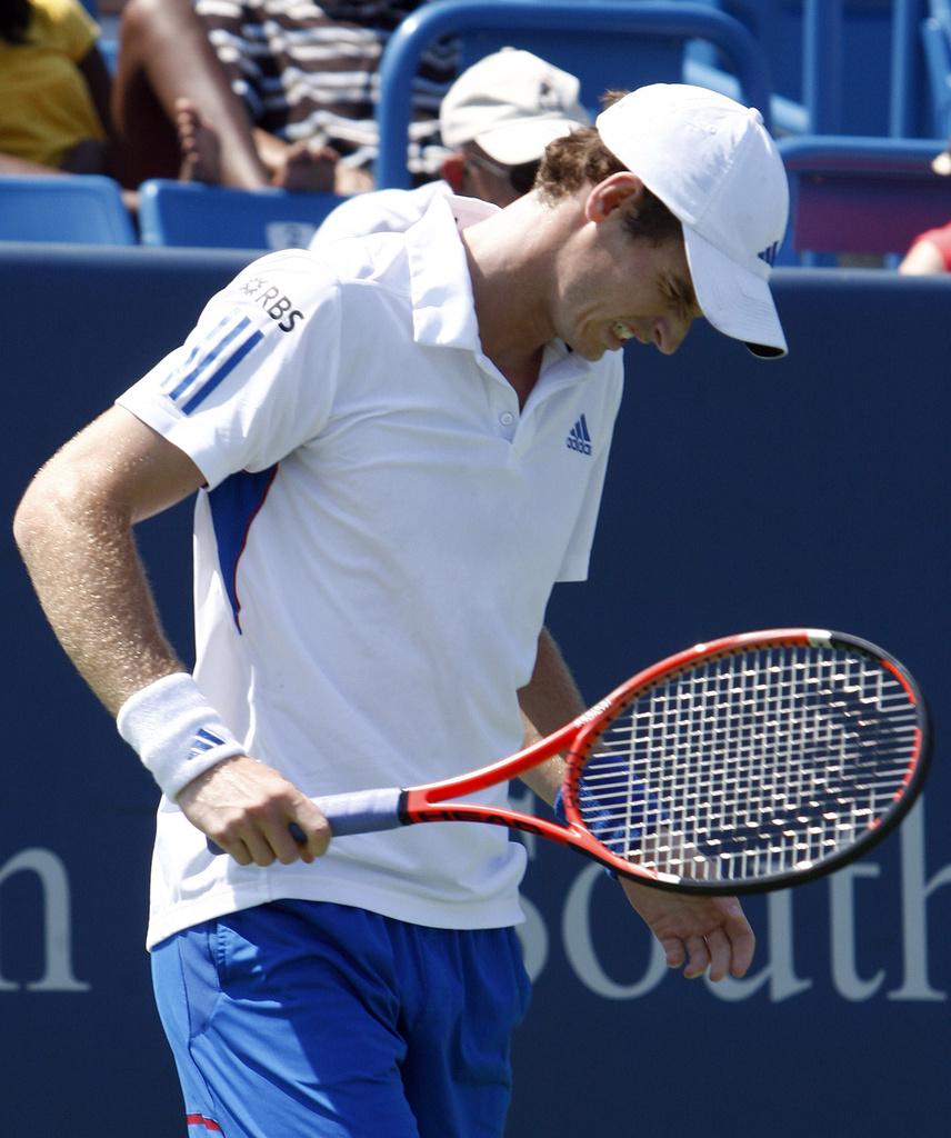 Murray a été battu après 3h de jeu par Fish. [KEYSTONE - David Kohl]