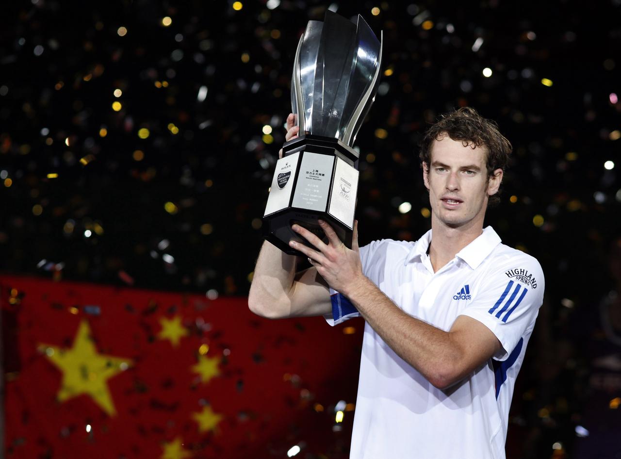 Murray a conquis son 16e titre sur le circuit ATP. [REUTERS - � Aly Song / Reuters]