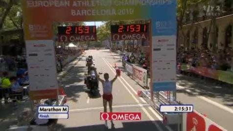 Athlétisme / Championnats d'Europe à Barcelone: l'incroyable triomphe de Viktor Röthlin sur les 42,195 km du marathon