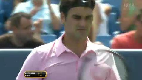 Tennis / Cincinnati: Federer remporte la finale face à Mardy Fish (USA) 6-7 7-6, 6-4 (2e manche)