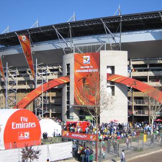 Le stade d'Ellis Park, à Johannesburg. C'est là que l'Afrique du Sud a été sacrée championne du monde de... rugby en 1995.