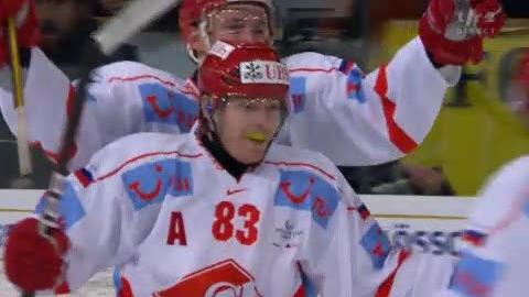 Hockey / Coupe Spengler: Davos - Spartak Moscou. Egalisation russe par Knyazev (32e)
