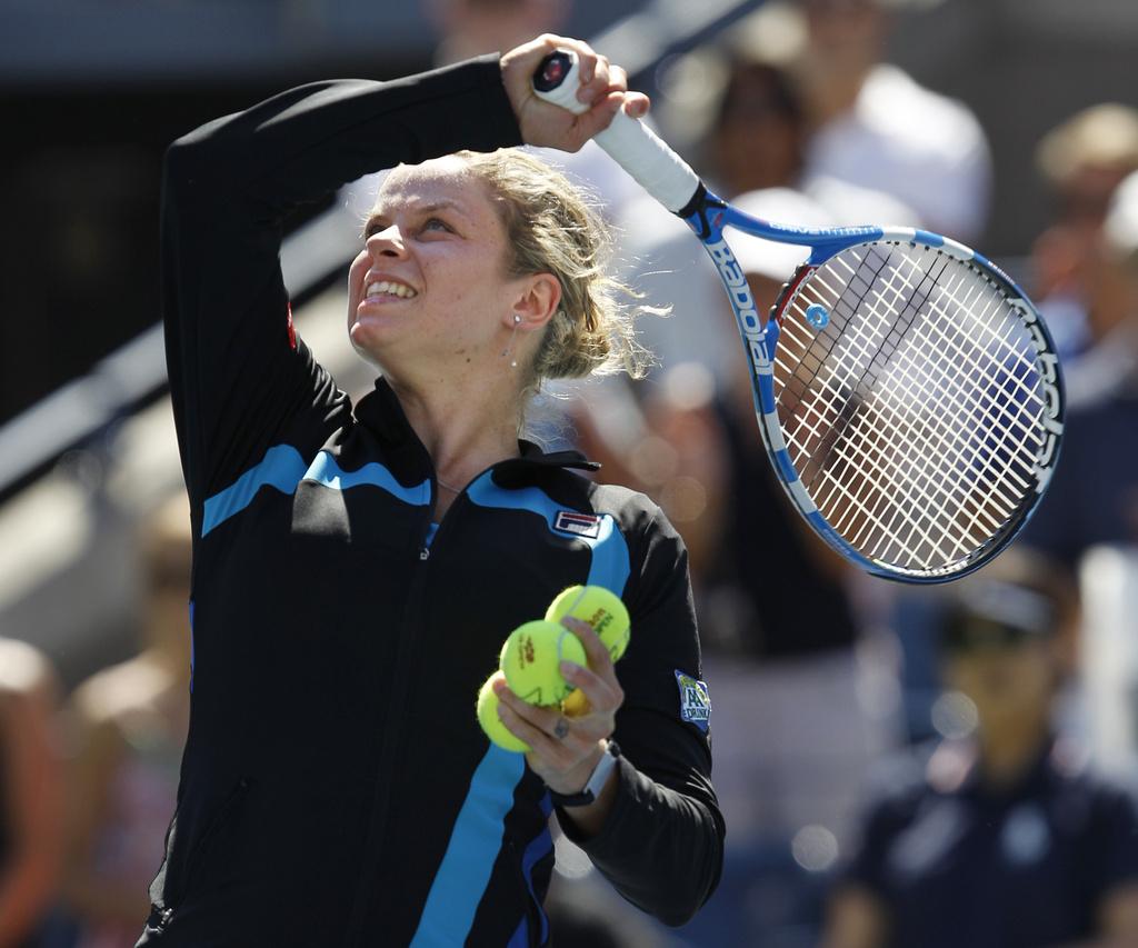 Un 15e succès d'affilée pour Kim Clijsters à New York. [KEYSTONE - Kathy Willens]