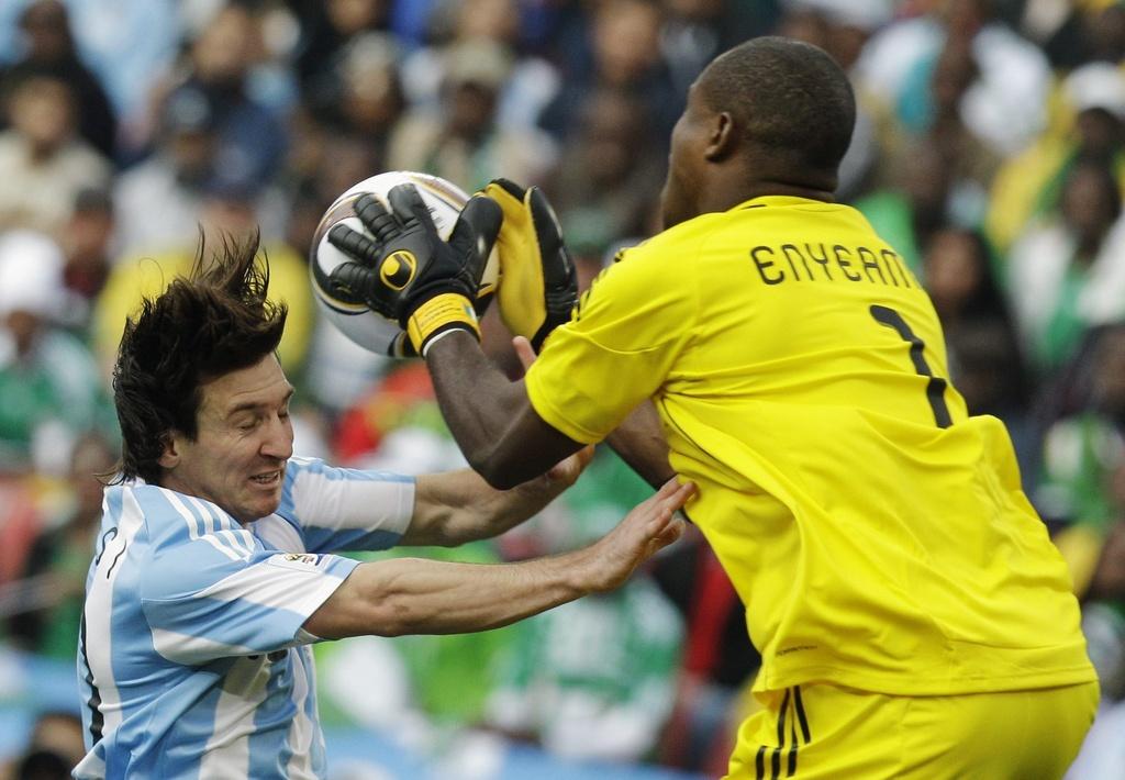 Enyeama a souvent dit non à un Messi des grands jours. [KEYSTONE - Luca Bruno]