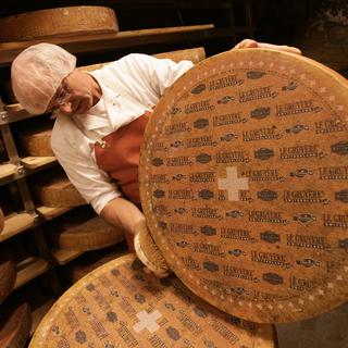 Le Gruyère compte parmi les fromages helvétiques qui s'exportent bien.
