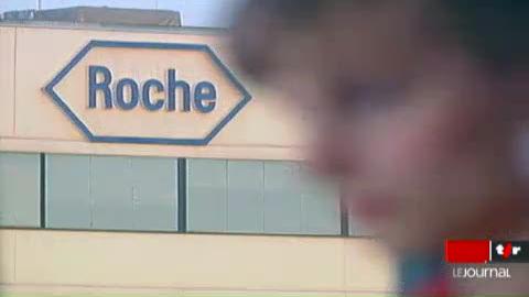 Le groupe pharmaceutique bâlois Roche annonce que 4800 emplois vont être supprimés ces deux prochaines années dans le monde dont près de 800 en Suisse