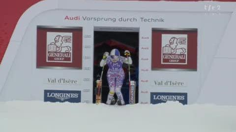 Ski alpin / Coupe du monde: Lindsey Vonn domine le Super G lors du combiné de Val d'Isère.