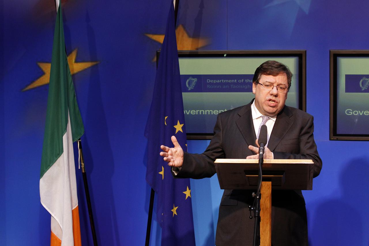 Le Premier ministre irlandais Brian Cowen a présenté la semaine passée un plan d'austérité massif. [Cathal McNaughton]