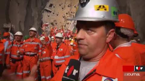 Suisse/tunnel du Gothard: suivi de le journée de Hans Gössnitzer, conducteur du tunnelier "Sissi"