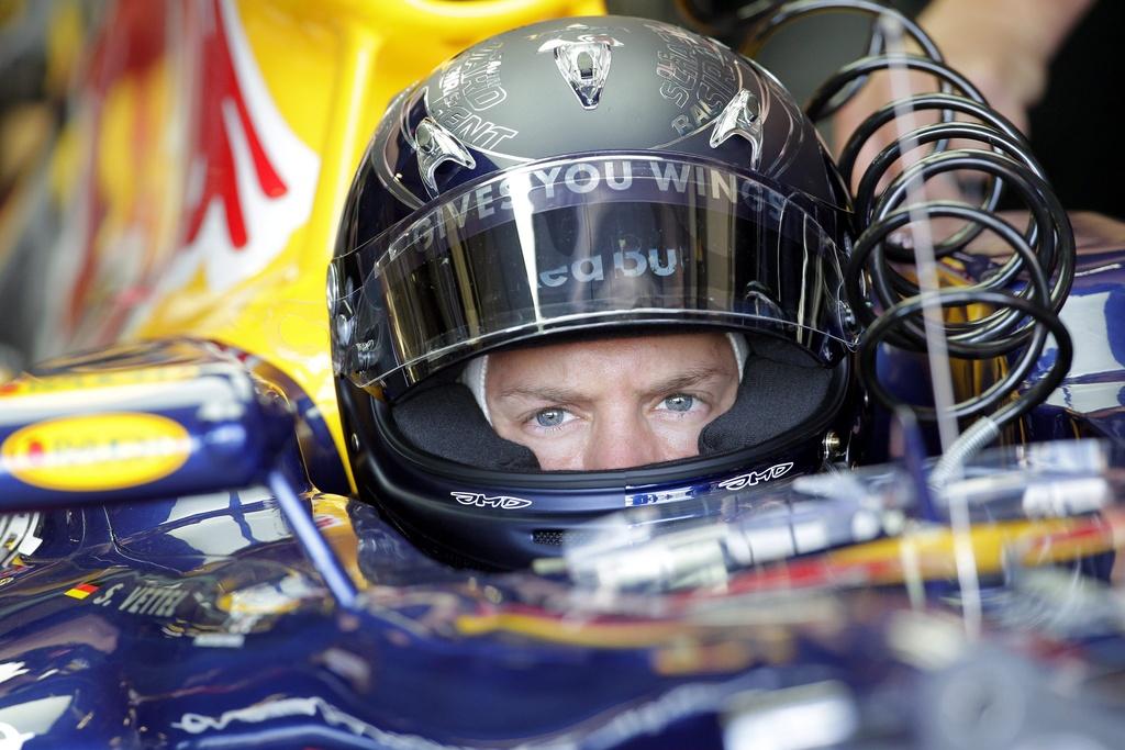 Sebastian Vettel partira en pole position. [KEYSTONE - VALDRIN XHEMAJ]