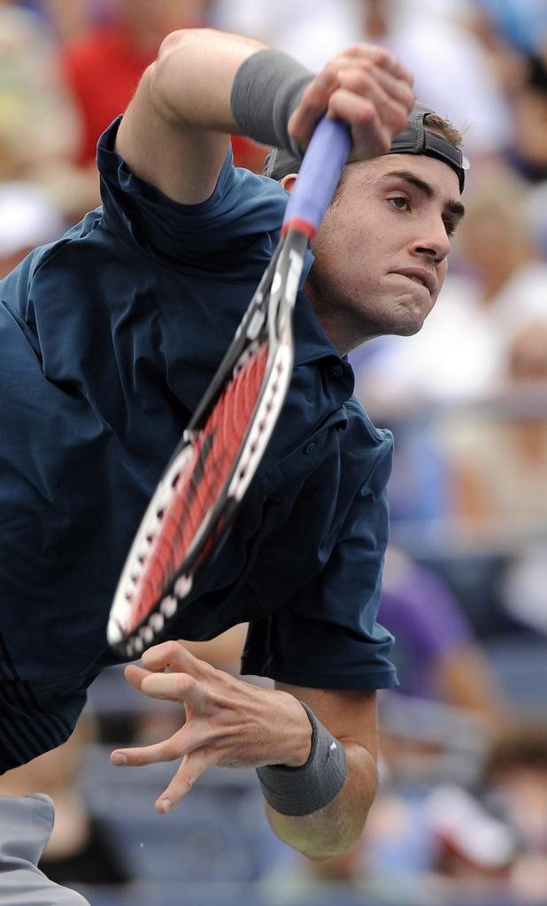 John Isner a une nouvelle fois servi le plomb. [KEYSTONE - JOHN G. MABANGLO]