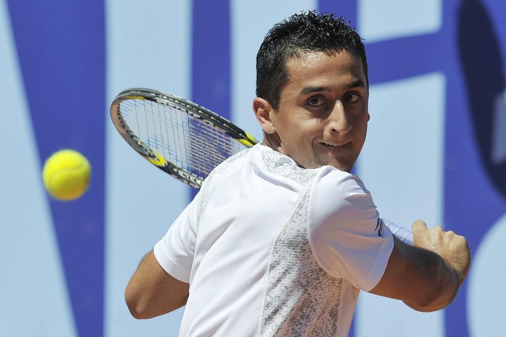 Nicolas Almagro est monté en puissance cette semaine. [KEYSTONE - PETER SCHNEIDER]