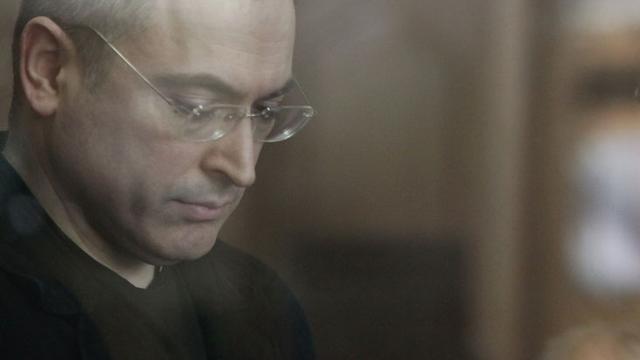 Mikhail Khodorkovsky lors d'une audience de son procès devant la cour Khamovnichesky à Moscou, 4 juin 2010. [andrey stenin]