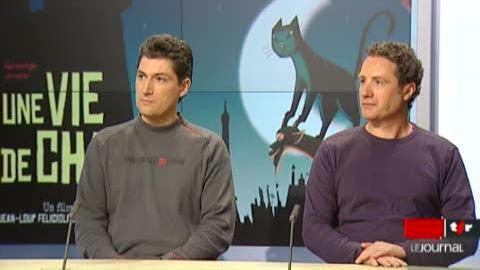 L'invité culturel: Jean-Loup Felicioli et Alain Gagnol, réalisateurs du dessin animé "Une vie de Chat"