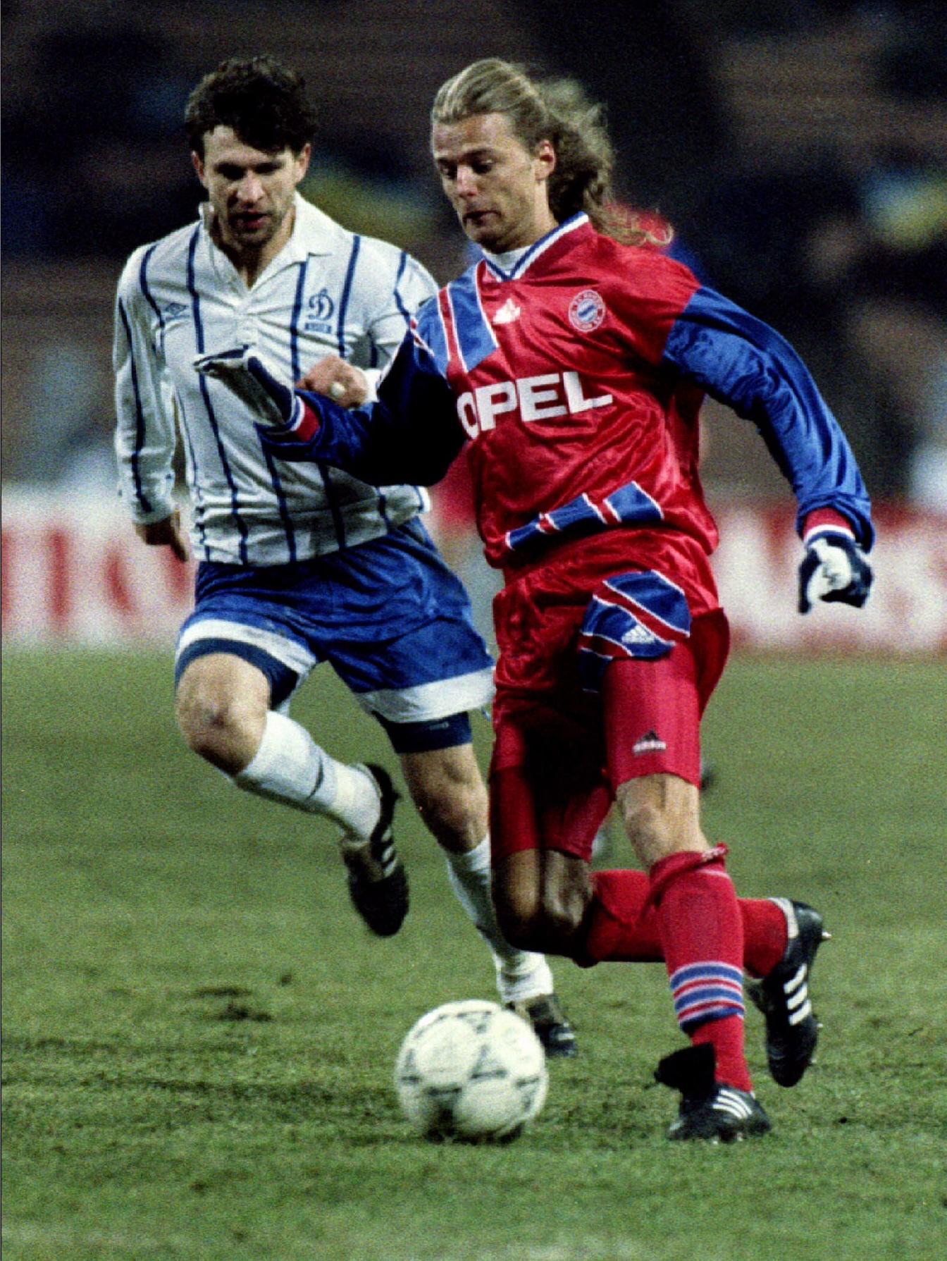 7 décembre 94: sous les couleurs du Bayern de Munich.
