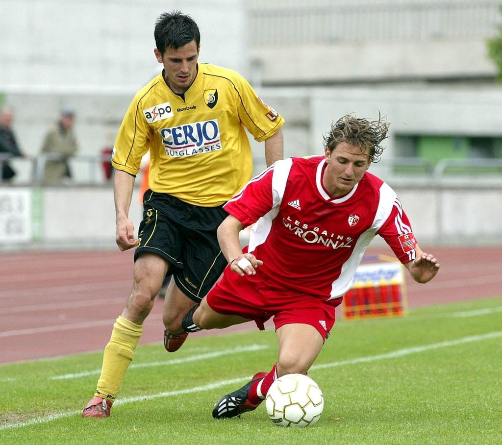 David Casasnovas retrouve un maillot jaune de Delémont qu'il a déjà connu. [KEYSTONE - ROGER MEIER]