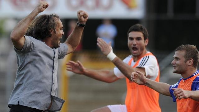 Martin Rueda et ses joueurs nagent en pleine euphorie.