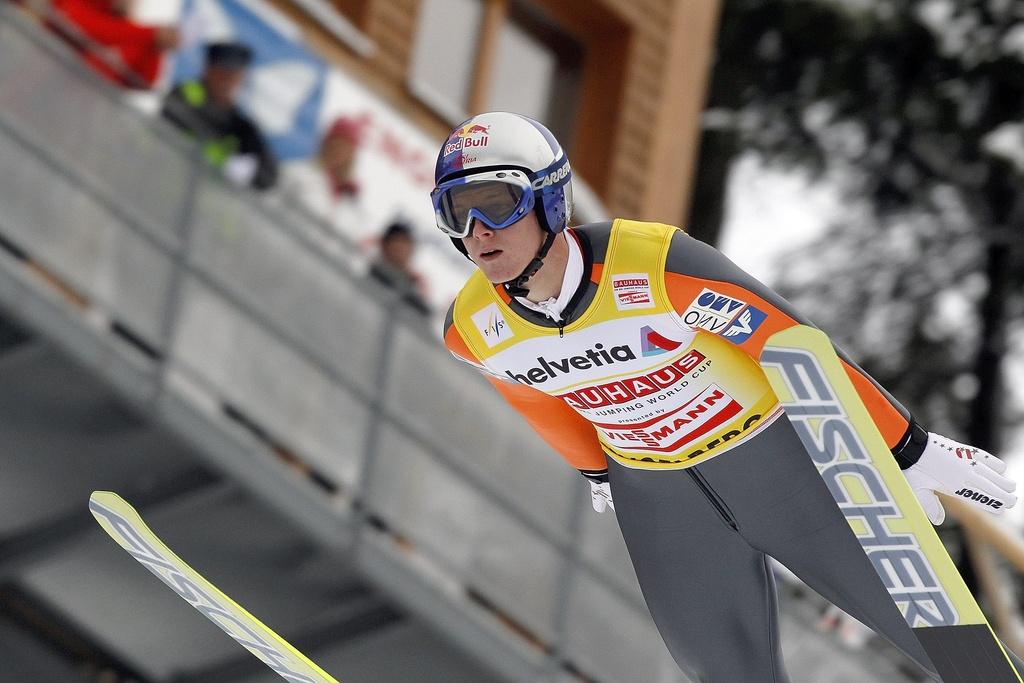 Thomas Morgenstern semble intouchable cette saison. [KEYSTONE - Alessandro Della Bella]