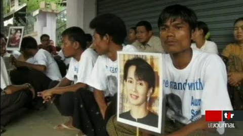 Birmanie: l'opposante Aung San Suu Kyi, prix Nobel de la paix, est sur le point d'être libérée