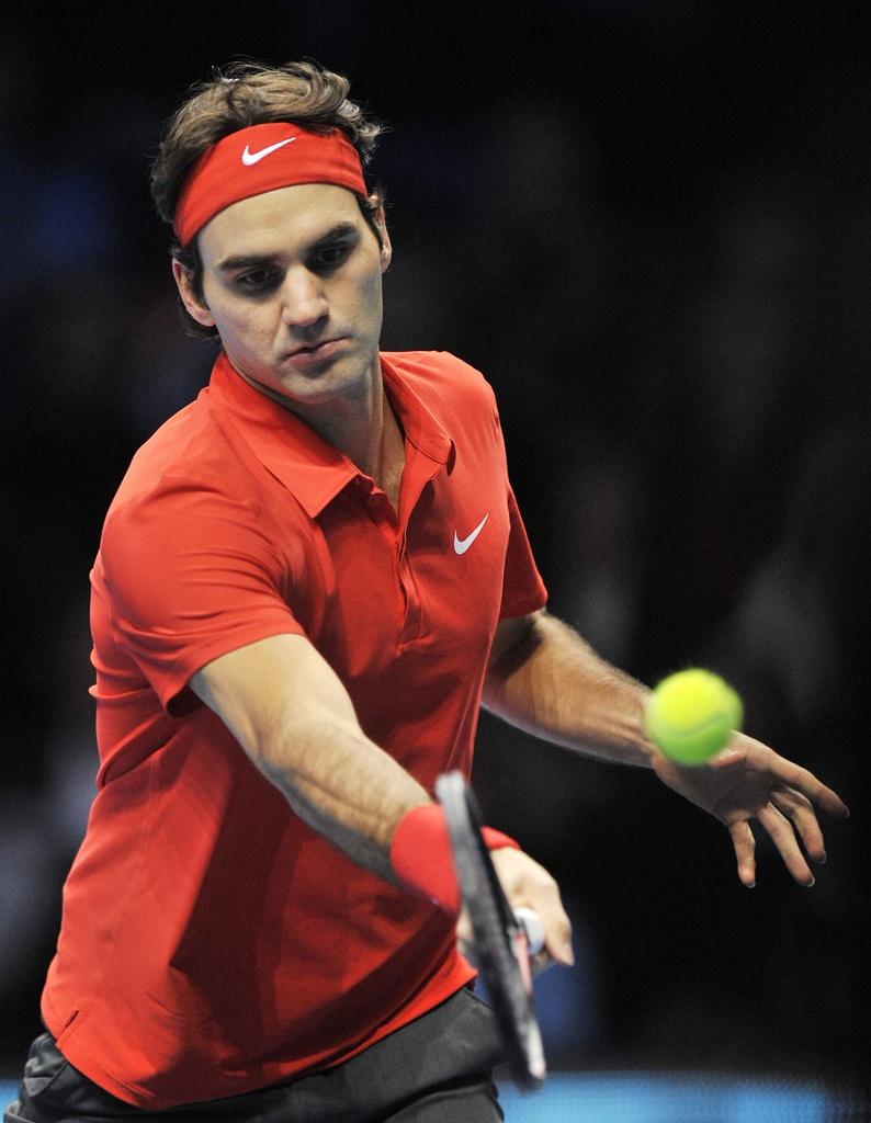 Le "Federer Express" est arrivé à l'heure. Sinon en avance. [KEYSTONE - Andy Rain]