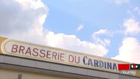 FR: manifestation de soutien aux employés de la brasserie Cardinal, dont le sort reste incertain