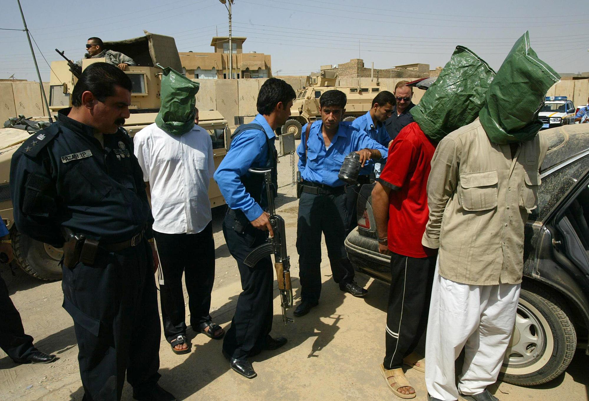 L'armée américains est accusée de fermer les yeux sur la torture systématique pratiquée par les forces de l'ordre irakiennes. [AFP - MARWAN IBRAHIM]