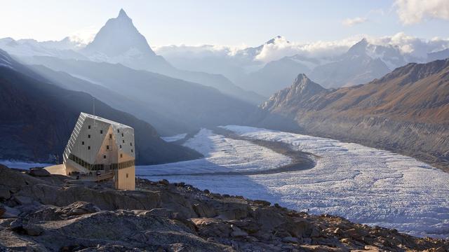 Le glacier du Gorner au-dessus de Zermatt (VS).