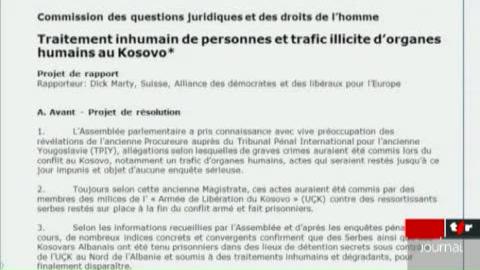 Kosovo: l'actuel Premier ministre du Kosovo, Hashim Thaçi serait impliqué dans un trafic d'organes à la fin des années 90 selon un rapport du Conseil de l'Europe