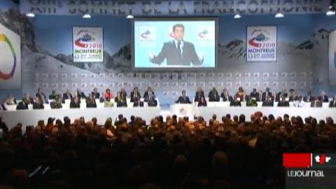 Sommet de la Francophonie: Doris Leuthard et Nicolas Sarkozy ont donné le ton ce samedi