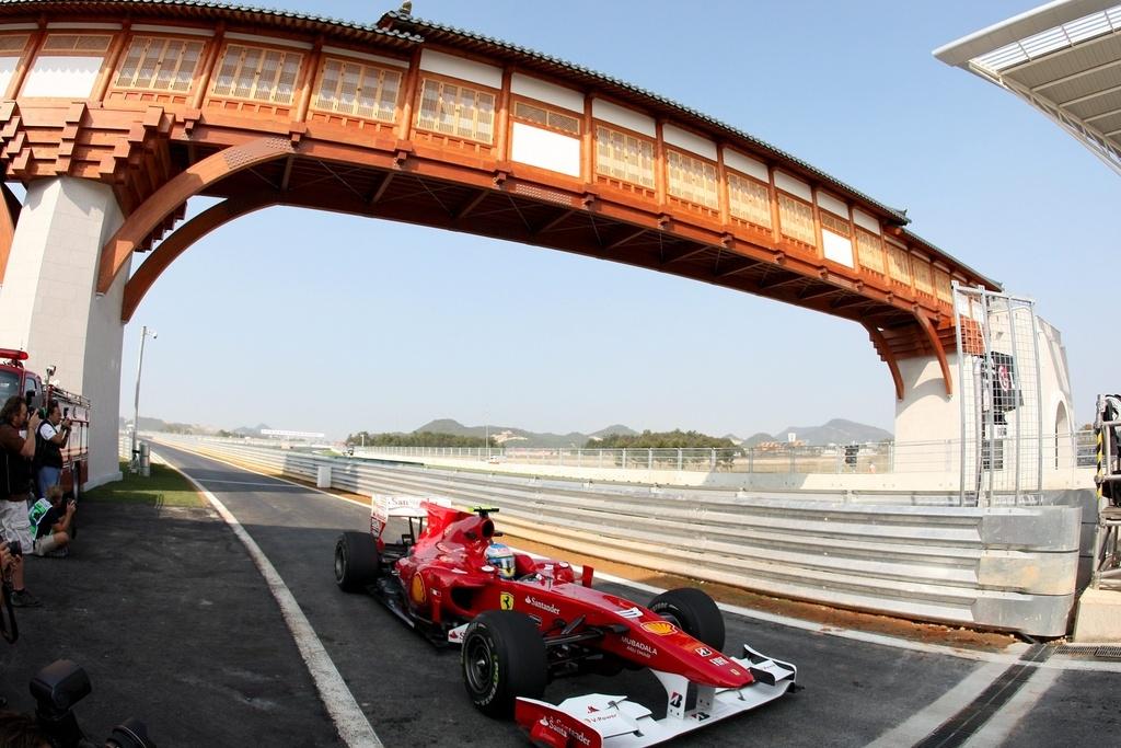 Fernando Alonso s'est fait plaisir sur le circuit nord-coréen.