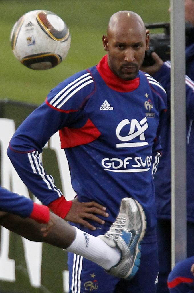 Nicolas Anelka ne mâche pas ses mots et règle ses comptes. [KEYSTONE - Francois Mori]