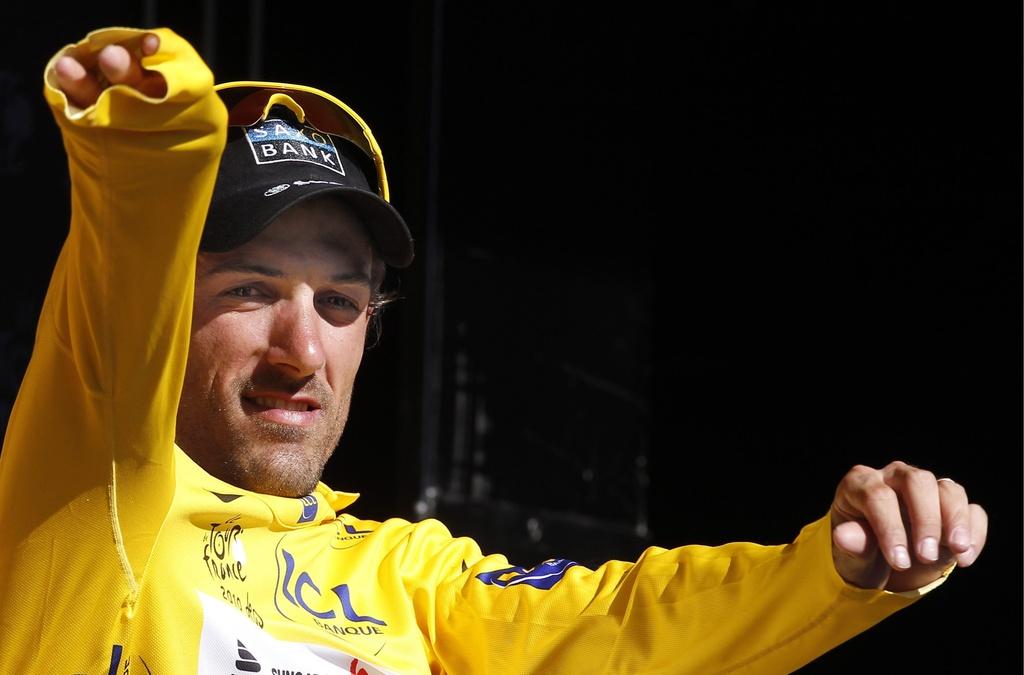 Cancellara vivra une 19e journée sur le Tour en jaune. [KEYSTONE - GUILLAUME HORCAJUELO]