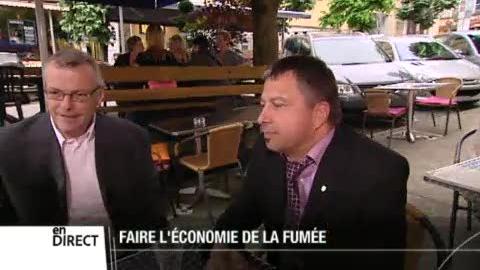 JU: depuis l'interdiction de fumer dans les lieux publics, le chiffre d'affaire des restaurateurs a baissé d'environ 10 pour cent