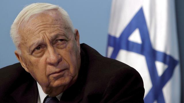 L'ancien leader israélien a été frappé par une crise cardiaque le 4 janvier 2006. [Jim Hollander]