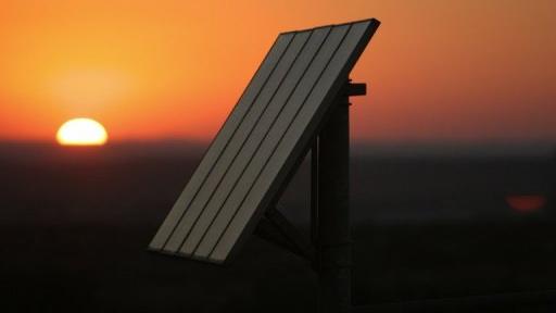 Un panneau solaire photovoltaïque