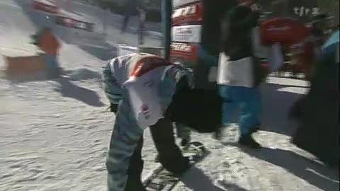 Snowboard / Coupe du Monde Saas Fee: Christian HALLER (SUI), meilleur Suisse, 7e en halfpipe