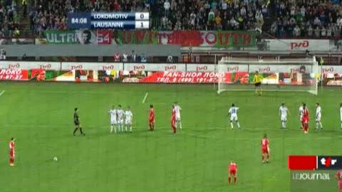 Football: le Lausanne Sport élimine le Lokomotiv Moscou et se qualifie pour la Coupe de l'UEFA