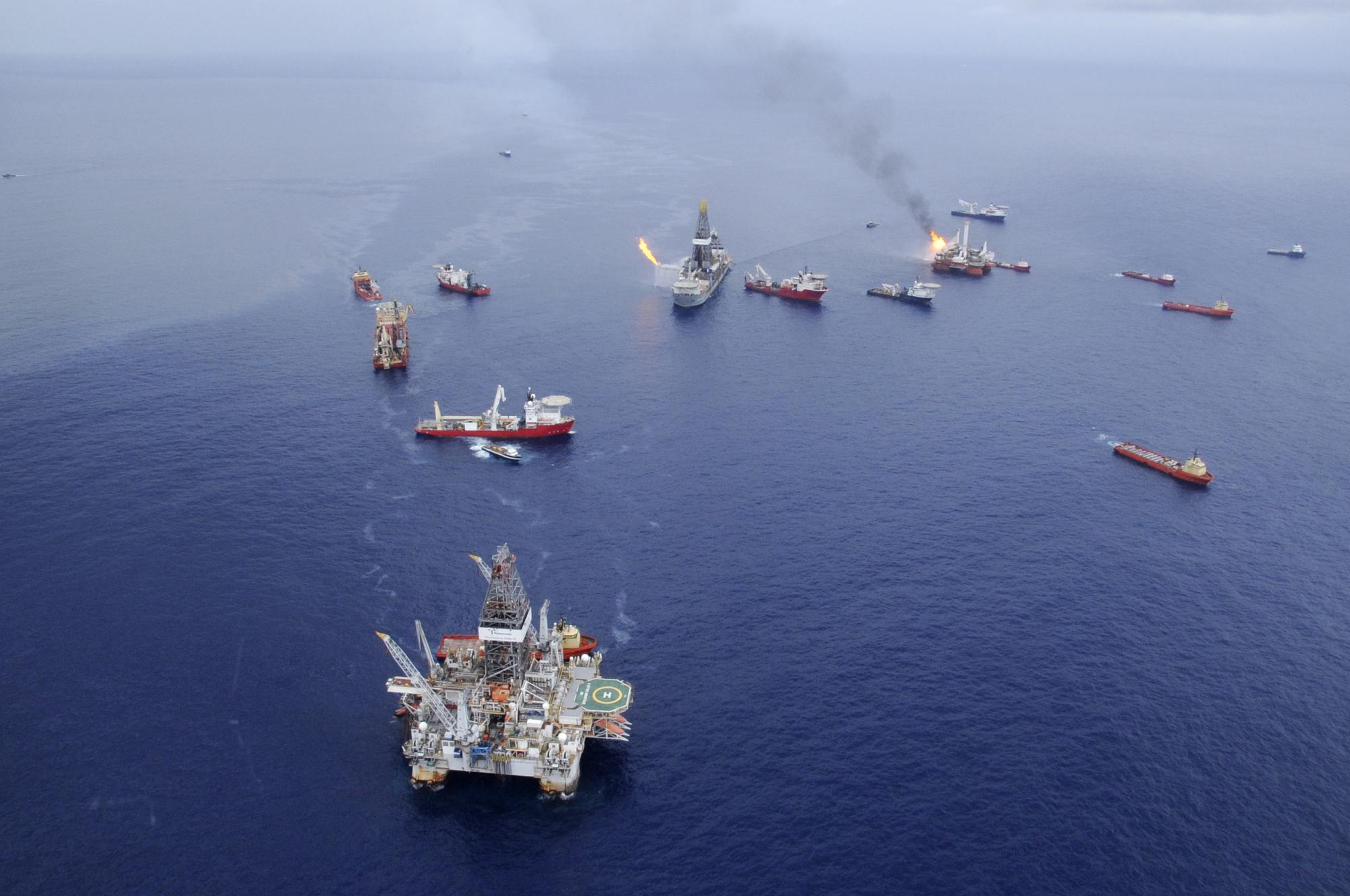 BP a déjà dépensé 3,12 milliards de dollars suite à la marée noire. [REUTERS - � Ho New / Reuters]