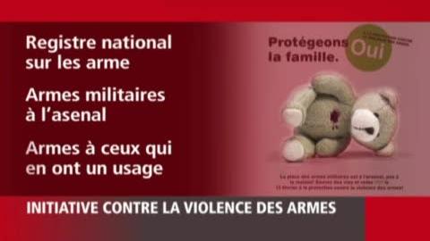 BE: campagne contre les armes