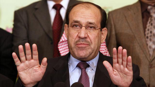 Le Premier ministre irakien Nouri al-Maliki brigue un troisième mandat. Il est donné favori. [AP/Keystone - Hadi Mizban]