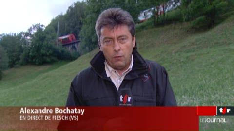 VS / Déraillement du Glacier Express: précisions d'Alexandre Bochatay