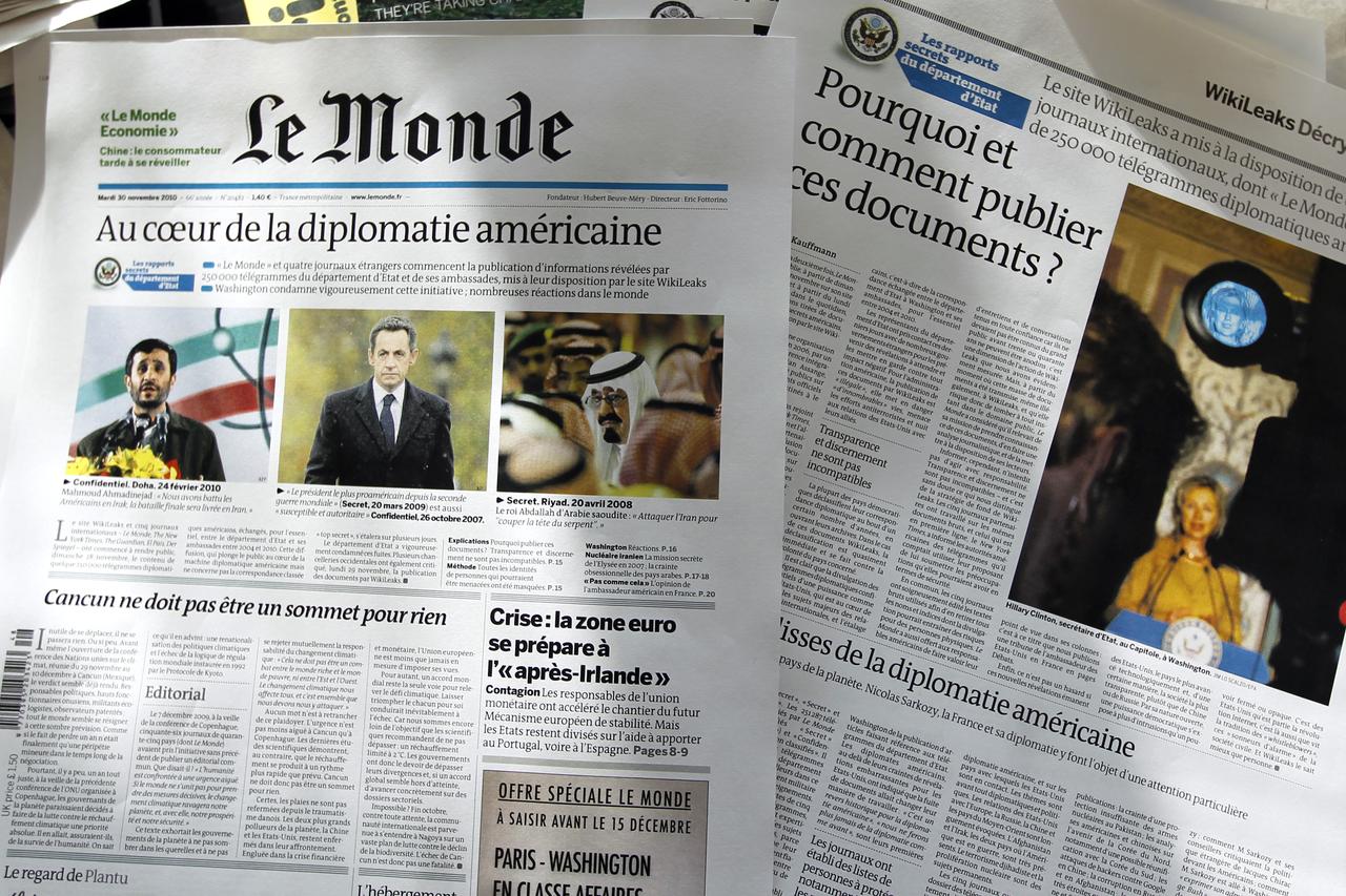 Le Monde est l'un des quatre grands quotidiens à avoir publié les révélations de Wikileaks.