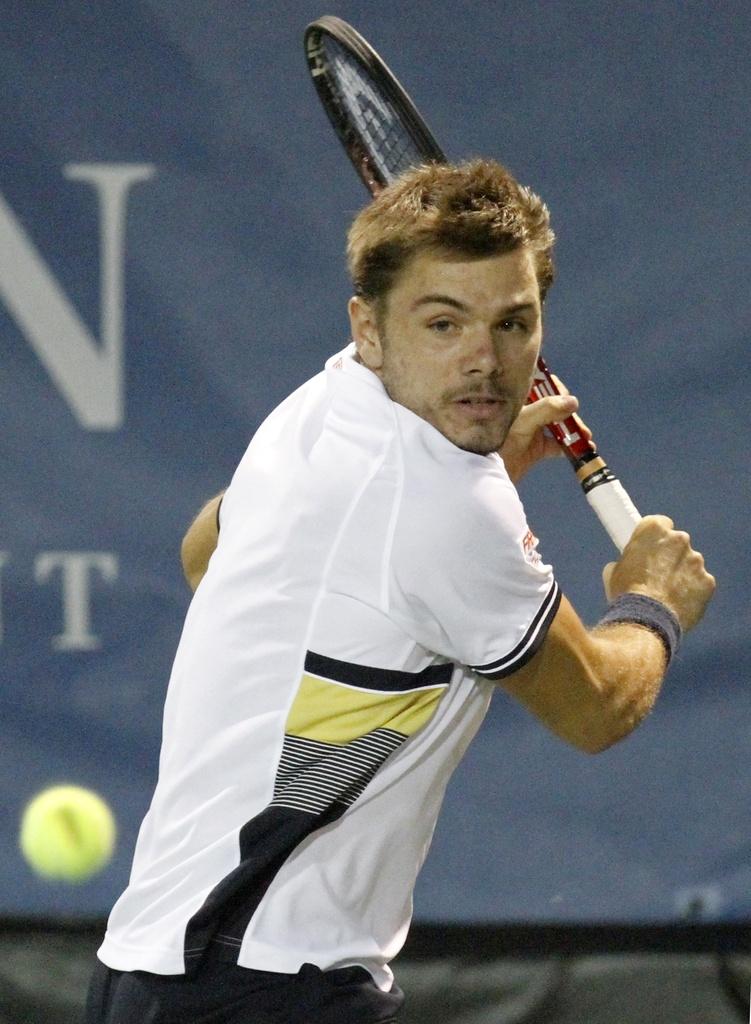 Un premier tour facile pour Wawrinka avant de retrouver Nadal. [KEYSTONE - Jacquelyn Martin]