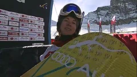 Snowboard / Coupe du Monde Saas Fee: Le Suissesse Ursina Haller, 3e grâce à son excellente 2e manche