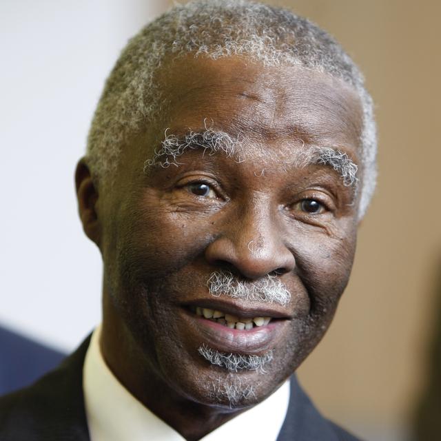 Thabo Mbeki, ancien président sud-africain. [Keystone - François Lenoir]