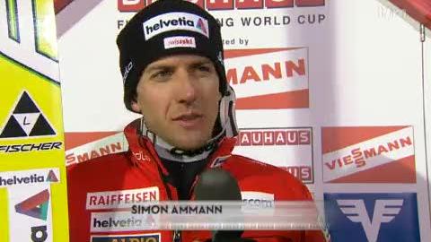 Saut à ski: Simon Ammann a décroché la troisième place ce dimanche à Lillehammer. En Norvège, la victoire est revenue à l'Autrichien Thomas Morgenstern