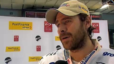 Hockey / LNA (18e j): itw Valentin Wirz (Fribourg) et Philippe Seydoux (Bienne)