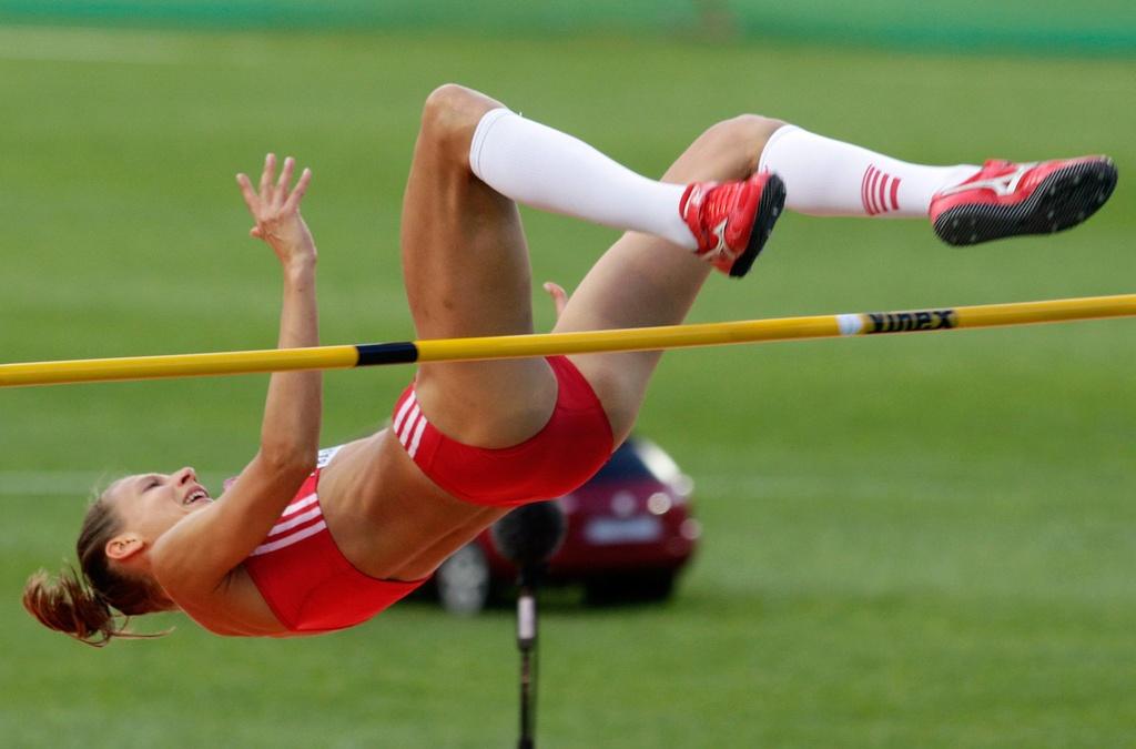 Beatrice Lundmark, une des bonnes surprises du camp suisse. [KEYSTONE - ARNO BALZARINI]