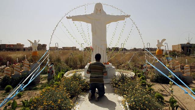 Les chrétiens d'Irak se sont rassemblés pour la Pâques orthodoxe. [Reuters]